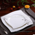 White square hotel & restaurant porcelain plate